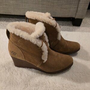 UGG® Women's Jeovana Wedge Lace-Up Booties